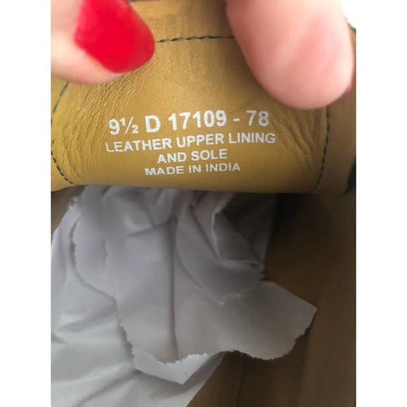 Vintage Florsheim Imperial Men's Black Leather Wing Tip Dress Shoes 9.5D - Picture 6 of 13